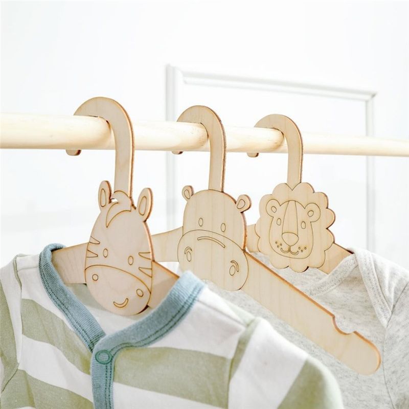 ABVT-20PCS Cabideiro de Madeir - Baby Clothing Hanging Rack avaliação e preço