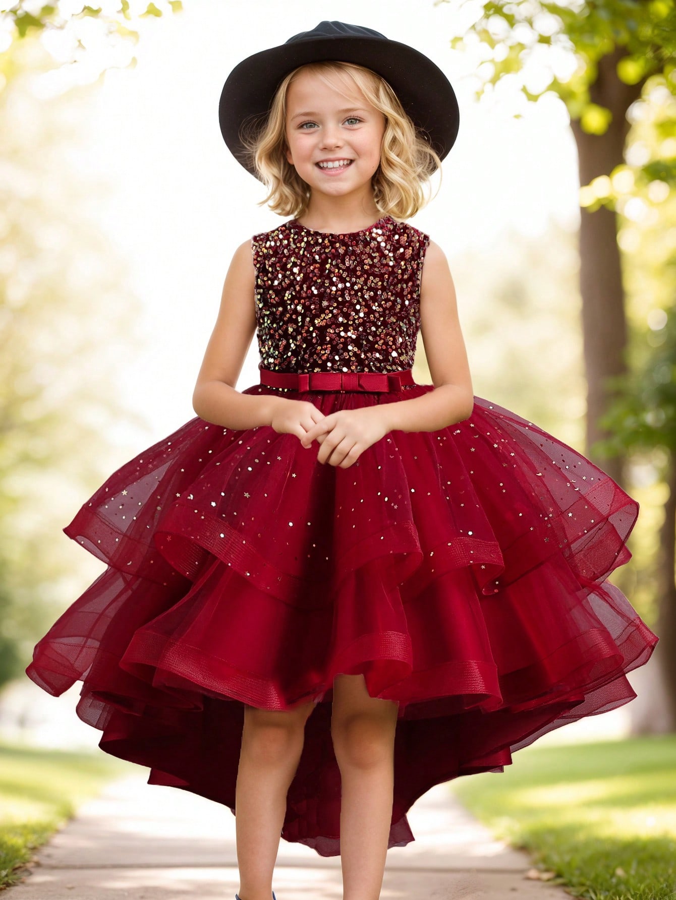 Vestido de Princesa Floral com - Baby Clothing Dresser avaliação e preço