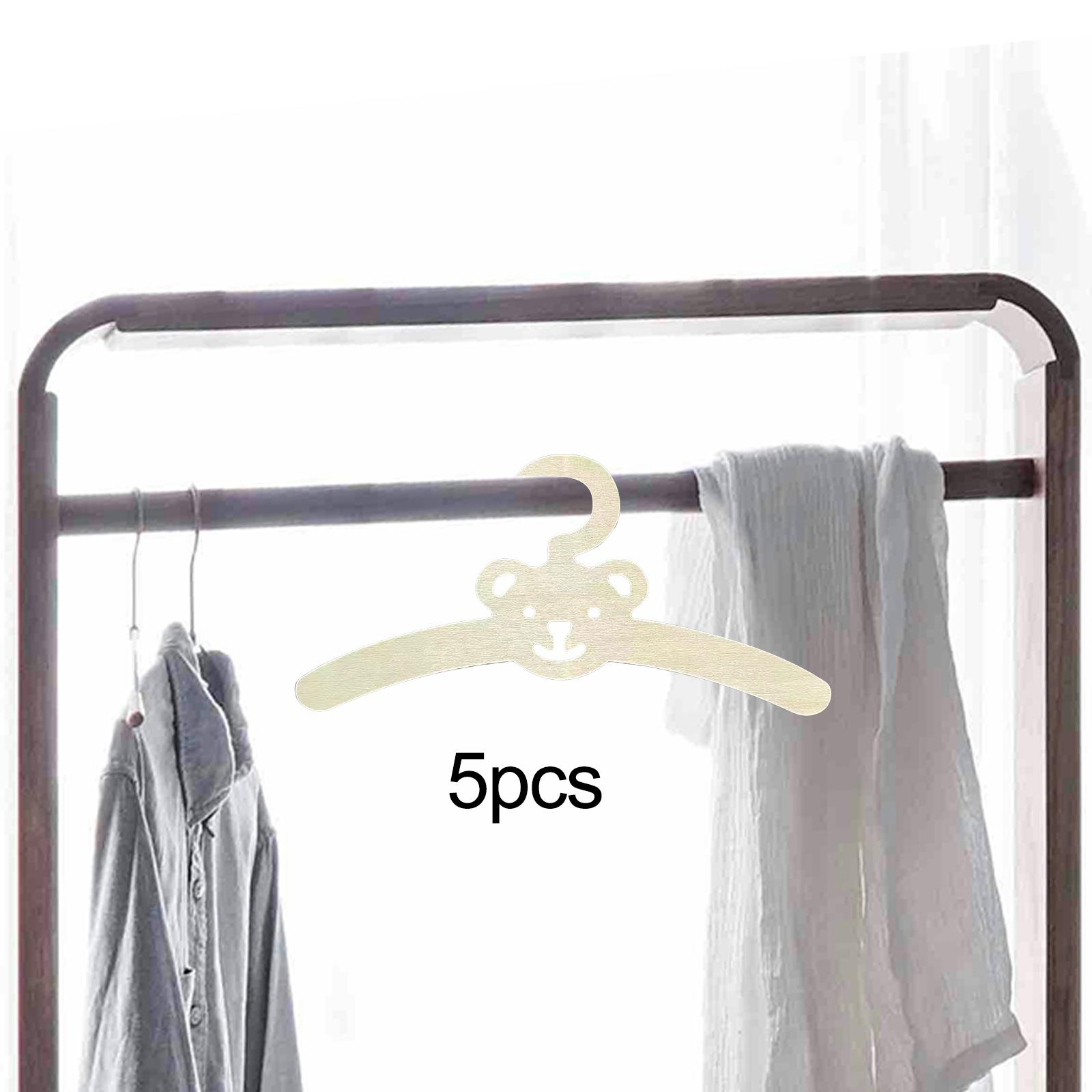 5x Cabides de Madeira para Rou - Baby Clothing Hanging Rack avaliação e preço