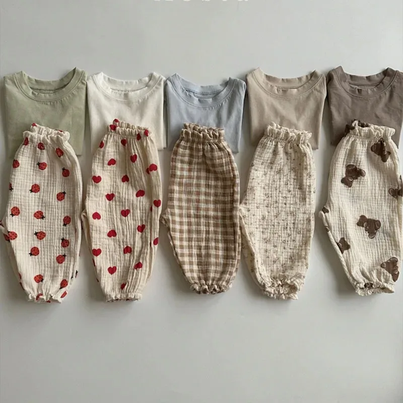 Calças de Musselina Macia para - Baby Clothing Organic avaliação e preço